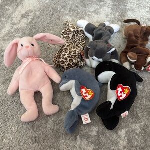 Ty Beanie Babies Lot of Six (6)